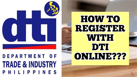 How to register business name with DTI online, and .